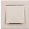Przycisk Asfora 1-Biegunowy, Kremowy Z Ramką Eph0700123