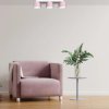 Lampa sufitowa DIXIE Pink/White 3xGX53 MLP7555 Milagro