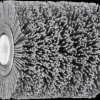 43509005 Wheel brushes for satin finishing machines WBU 100100/19.1 SiC 8