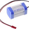 Pakiet akumulatorów AA, NiMH Panasonic eneloop Würfel F2x2 BEC, Ilość ogniw: 4, 4.8 V, 1900 mAh, Przewód, wtyczka