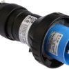 Złącze zasilające 16A Wtyczka 240 V 2P + E Męski Eaton Niebieski Montaż na kablu IP66