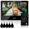 Zestaw wideodomofonowy z monitorem 10cali @Smart M10T-B-WiFi/BCKP+ 5xbrelok (z czytnikiem)