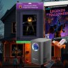 HoliScapes® USB Projector Kit - Legends of Halloween + Projector + 48"
