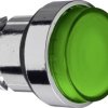 Schneider Electric ZB4BH33 ZB4BH33 Element czołowy dla przycisku podświetlanego (Ø) 22 mm nieoznakowany chrom, zielony 1