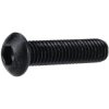 R-TECH 337382 M6 X 25 Hex Socket Button Screws Steel Black