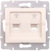 Logi Gniazdo Telefoniczne Podwójne Niezależne (2Xrj11) Kremowe 021380003 25166