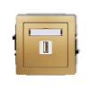 Deco Gniazdo Pojedyncze Usb-Aa 3.0 Złoty 29Dgusb-5