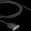 88218 Serial cable, RS-232, plug, slim, 2 m