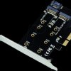 EMRICK04B PCIe x4 > 1x M.2 SATA, 1x M.2 NVMe