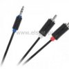Jack 3,5- 2x RCA 1,8m Cabletech standard