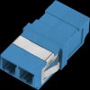 62155D-K-BLUE FO adapter, LC duplex / LC duplex, OS2, blue