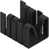 Heatsink, (L x W x H) 12 x 14 x 19 mm, 16 K/W, black anodized, 40903100191412