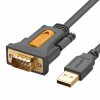 ADAPTER USB - RS232 DB9 NA KABLU 1m Szary CR104 UGREEN