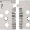 Ostrze ściągacza izolacji kablowych 12 19 14 Ostrze for use with Precyzyjny ściągacz izolacji typu 12 12 xx Knipex