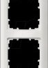 5TG2554-0 DELTA line, titanium white frame, 4 gang, 293 x 80 mm