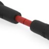 Sensor actuator cable, M12-cable plug, angled to M12-cable socket, straight, 4 pole, 1 m, PVC, red, 4 A, TAA54AB1411-002