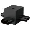 Luminaire connector, black, for FLEXLINE - linear lighting system, 62425227