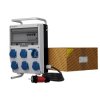 Rozdzielnica budowlana TD-S/FI 6x230V z kablem i stojakiem Mennekes erbetka Doktorvolt DV-9351-D