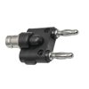 Adapter gniazdo BNC - 2x Wtyk Banan LAP02 Vitalco