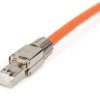 Wtyk RJ45 kat. 6A (8P8C) ekrananowany, beznarzędziowy, metalowy