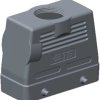 Housing, size HB16, die-cast aluminum, M32, straight, clip locking, IP65, T1240160132-000