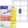 Avery-Zweckform 4782-65 All-purpose labels White 97x67.7mm 65 sheets Permanent
