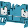Through terminal block, snap-in, 2.5 mm², 24 A, 8 kV, blue, 2753960000