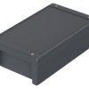 Aluminum enclosure, (L x W x H) 299 x 173 x 90 mm, graphite gray (RAL 7024), IP69K, 00166334