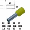 Tulejka kablowa izolowana 6mm² 12mm - końcówka tulejkowa SGE 601245