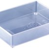 Compartment insert, transparent, (W x D) 79 x 109 mm, EINSATZ A71