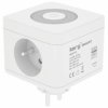Kostka zasilająca 2-gniazdowa + ładowarka USB-A+USB-C + lampka LED 16A/250V~ KERG Smart biała