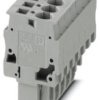 Plug, spring balancer connection, 0.08-6.0 mm², 7 pole, 32 A, 8 kV, gray, 3042955