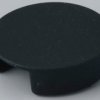 Front cap, nero, CK, for rotary knobs size 23, A3223009