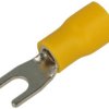 Końcówka; M3,5; widełkowa; izolowany; 01101-SV5.5-3.5; żółty; proste; na przewód; 4÷6mm2; cynowane; zaciskany