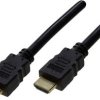 Schwaiger HDMI kabel Wtyczka HDMI-A, Wtyczka HDMI-A 0.70 m czarny HDM0070043 4K UHD, styki pozłacane Kabel HDMI