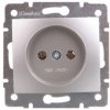 DOMO Gniazdo pojedyncze śrubowe 16A 250V srebrny 011210143 24848