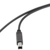 Renkforce Kabel USB USB 2.0 Złącze męskie USB-A, Złącze męskie USB-B 2.00 m czarny RF-6830428