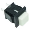 White Square Momentary On-(Off) Push to Break Switch 1A SPST