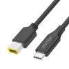 UNITEK Kabel zasilający USB-C - DC 11x4,5mm 65W PD do laptopów Lenovo 1,8m