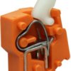 PCB terminal, 1 pole, pitch 5 mm, AWG 28-12, 24 A, cage clamp, orange, 257-746