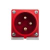 Wtyczka Odbiornikowa 32A 4P 400V Czerwona Ip44 524-6