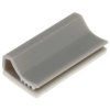 Zacisk kablowy Płaski zacisk kabla, materiał: PVC, Samoprzylepny, 13 x 25 x 6mm, RS PRO