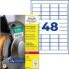 L7911-40 Film labels, extremely resistant, 45.7 x 21.2 mm, 1920 pieces, w