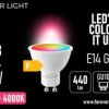 Żarówka LED RGB + NEUTRAL WHITE GU10 4.8W 440lm 4000K klasa F Forever Light