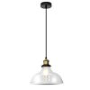 VT-7210 Lampa wisząca klosz: transparentny 3730 V-TAC