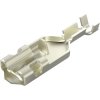 Uninsulated flat plug sleeve, 6.35 x 0.81 mm, 0.32 to 0.82 mm², AWG 22 to 18, steel, nickel-plated, 2238139-1