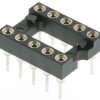 Podstawka DIL 2.54mm Pitch 7.62mm Row Spacing 10-pinowe, Przewlekany Toczony Pin, 1A Preci-Dip