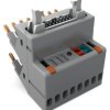 Moduł 14 -pinowe Wtykane do modułu podstawowego WAGO DIN 41651 Męski 3A