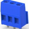 PCB terminal, 3 pole, pitch 5 mm, AWG 30-12, 17.5 A, cage clamp, blue, 796681-3