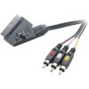 SpeaKa Professional SP-7869848 cable SCART RCA composite black 2m